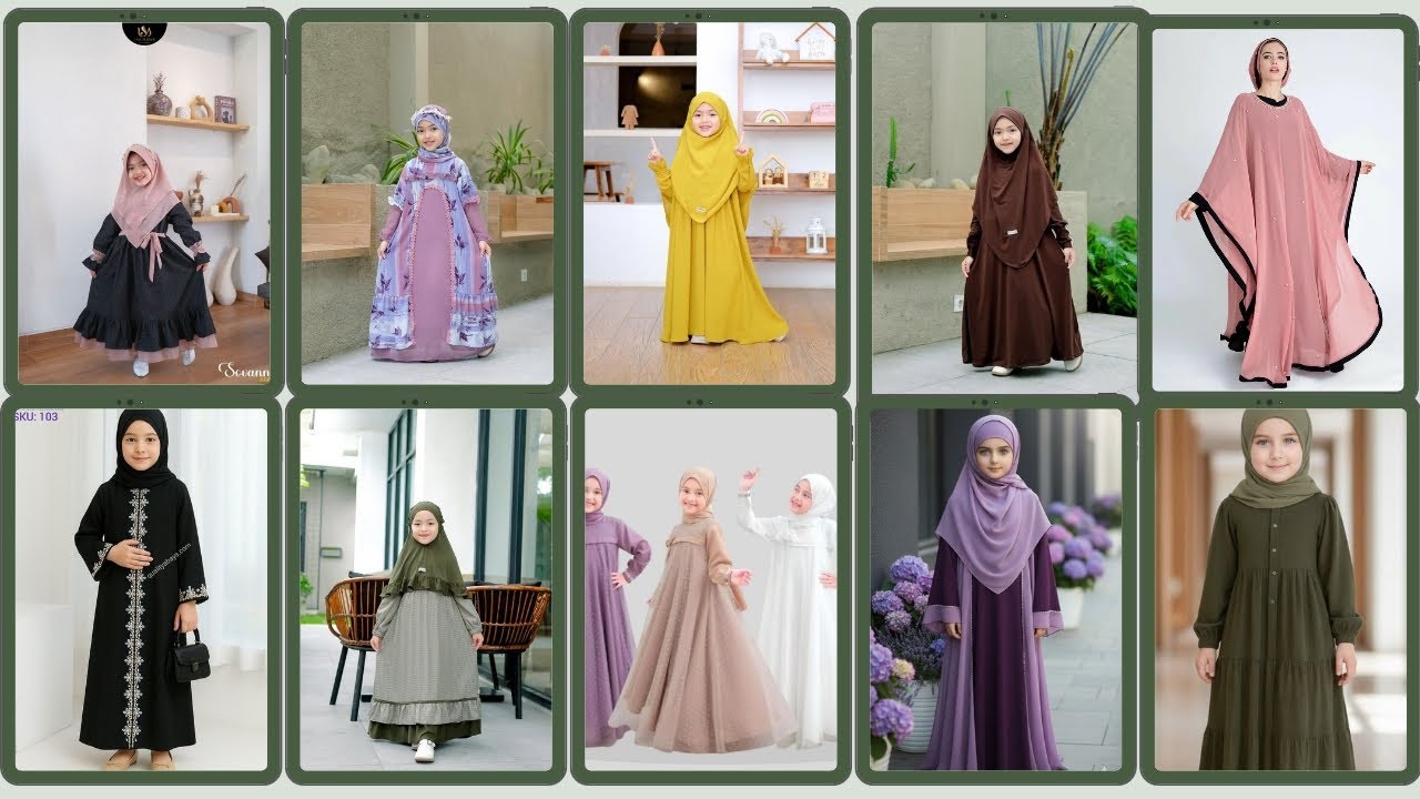 New Abaya design for Kids 2026 | Baby girl abaya hijab collection | Stylish abaya hijab design ideas