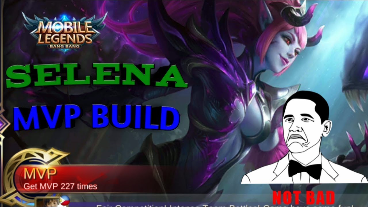 SELENA MVP BUILD | SELENA KILLING MACHINE | MOBILE LEGENDS