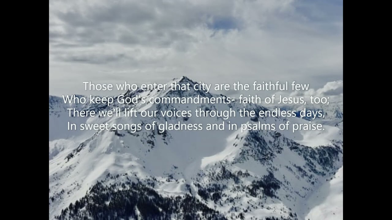 Just Over the Mountains (We Are Nearing Home) John R Sweney  C P Whitford