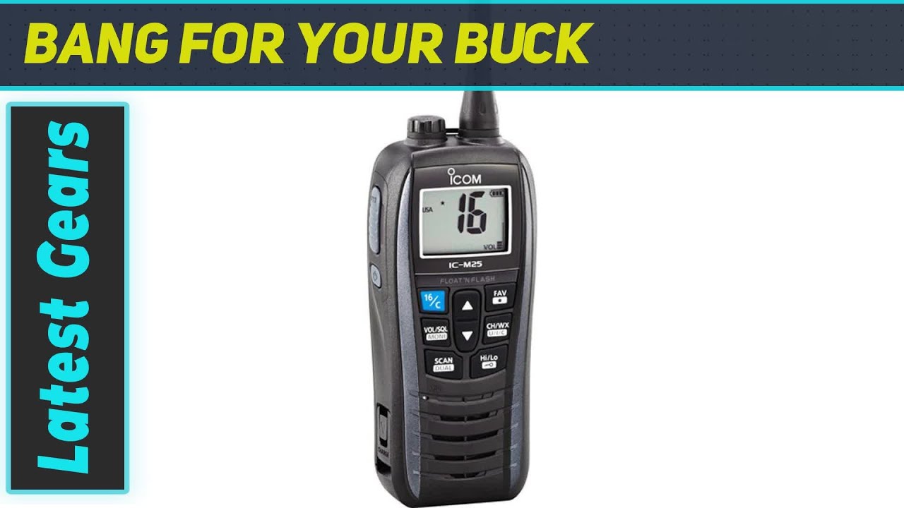 ICOM IC-M25 01 Handheld VHF Radio - Best Waterproof Communication Device?