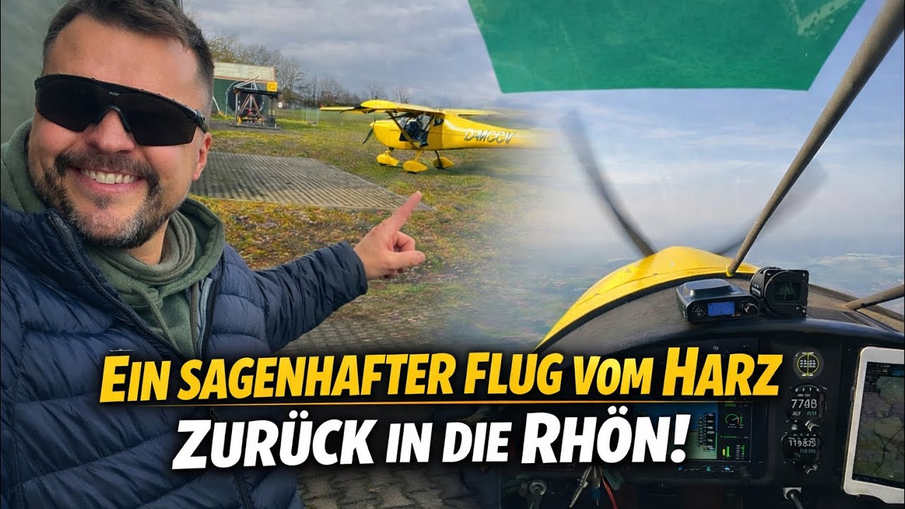 Ein sagenhafter Flug vom Harz in die Rhön | Pilot Frank