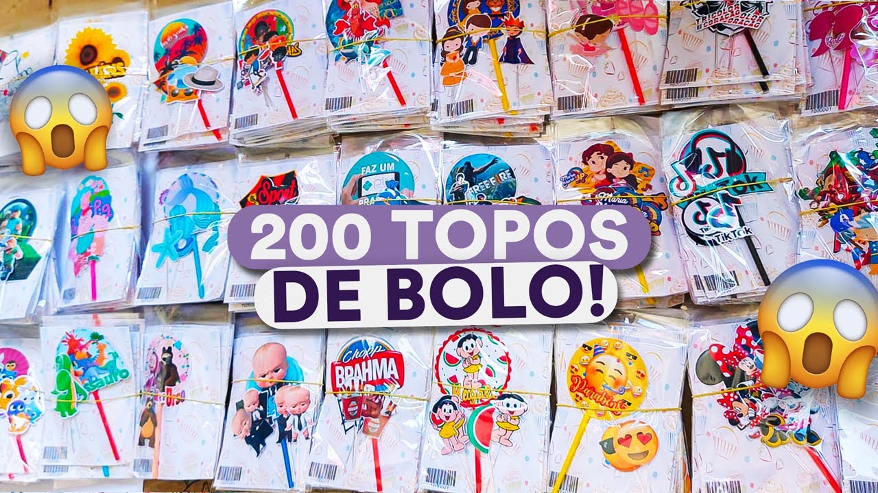 200 Topos de bolo em 2 dias na Plotter de Recorte: Produção em Atacado na Foison