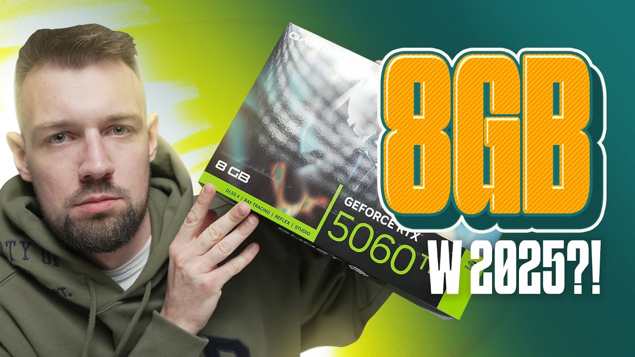 CZY 8GB VRAM W 2025 TO ŻART? TEST RTX 5060 Ti 8GB