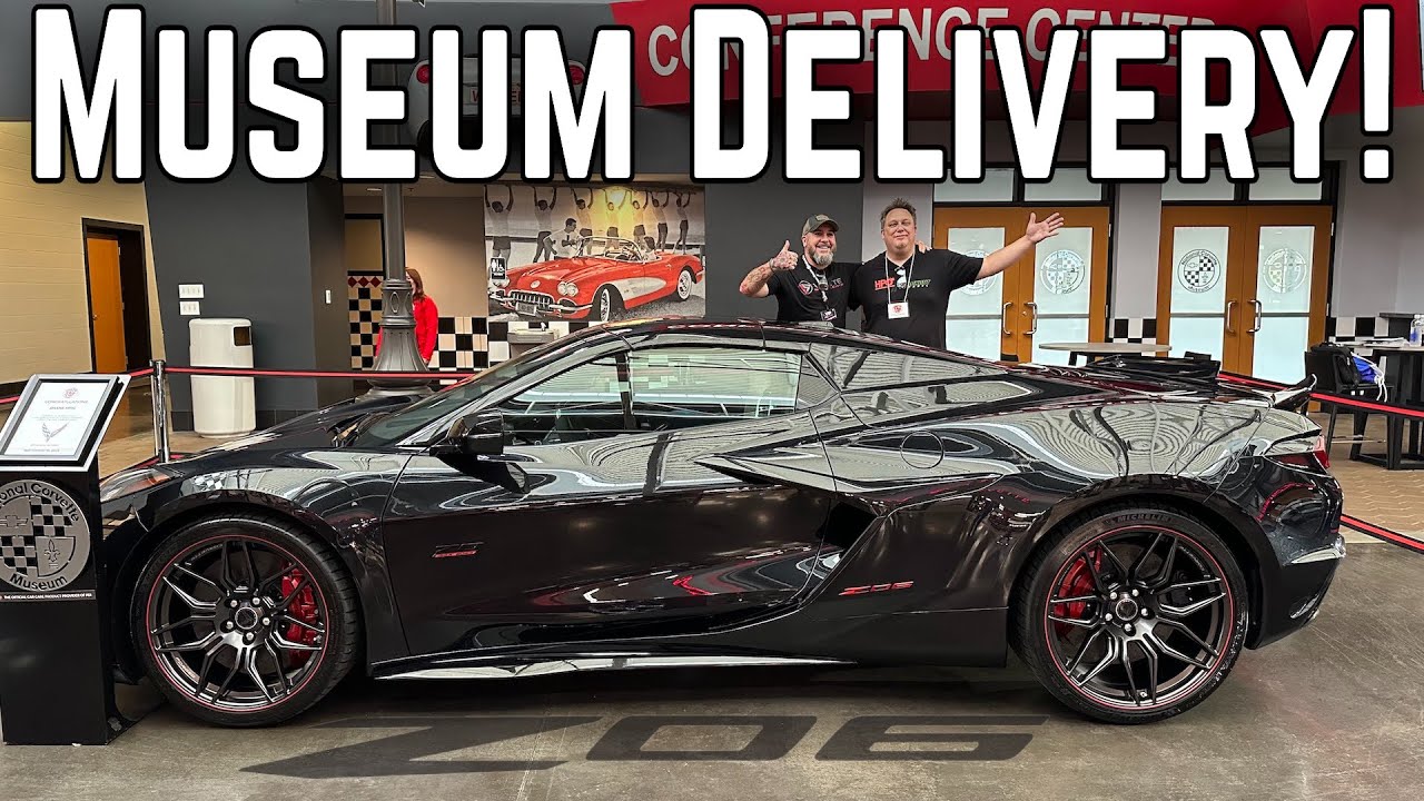 National CORVETTE Museum Delivery 70th Anniversary C8 Corvette Z06