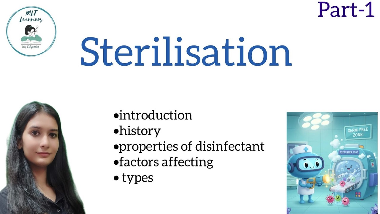 Sterilization in Microbiology | Disinfectants, Antiseptics & Types of Sterilization | DMLT / MLT