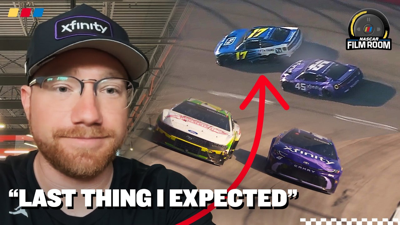 Tyler Reddick Reacts To Buescher Contact, Winning Pass at Darlington | NASCAR Film Room