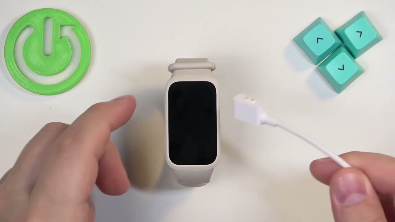 XIAOMI Smart Band 9 Active – Как включить браслет