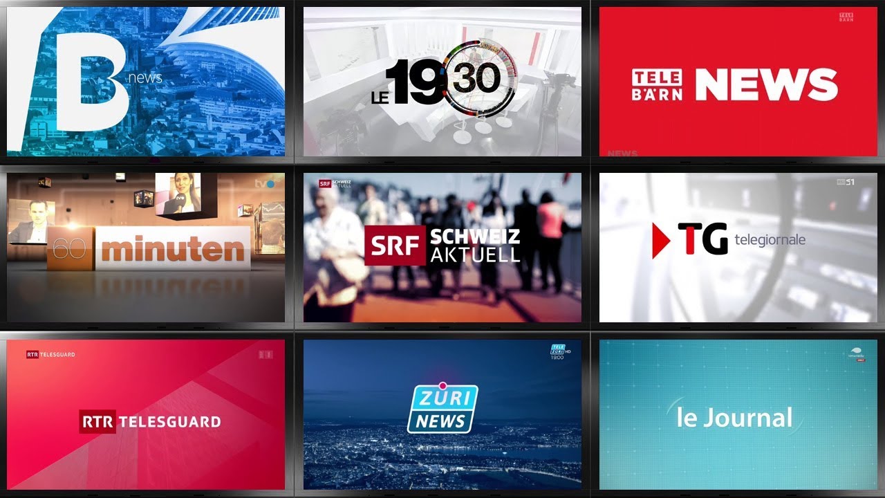 Swiss News Intros 2018 / Openings Compilation (HD)