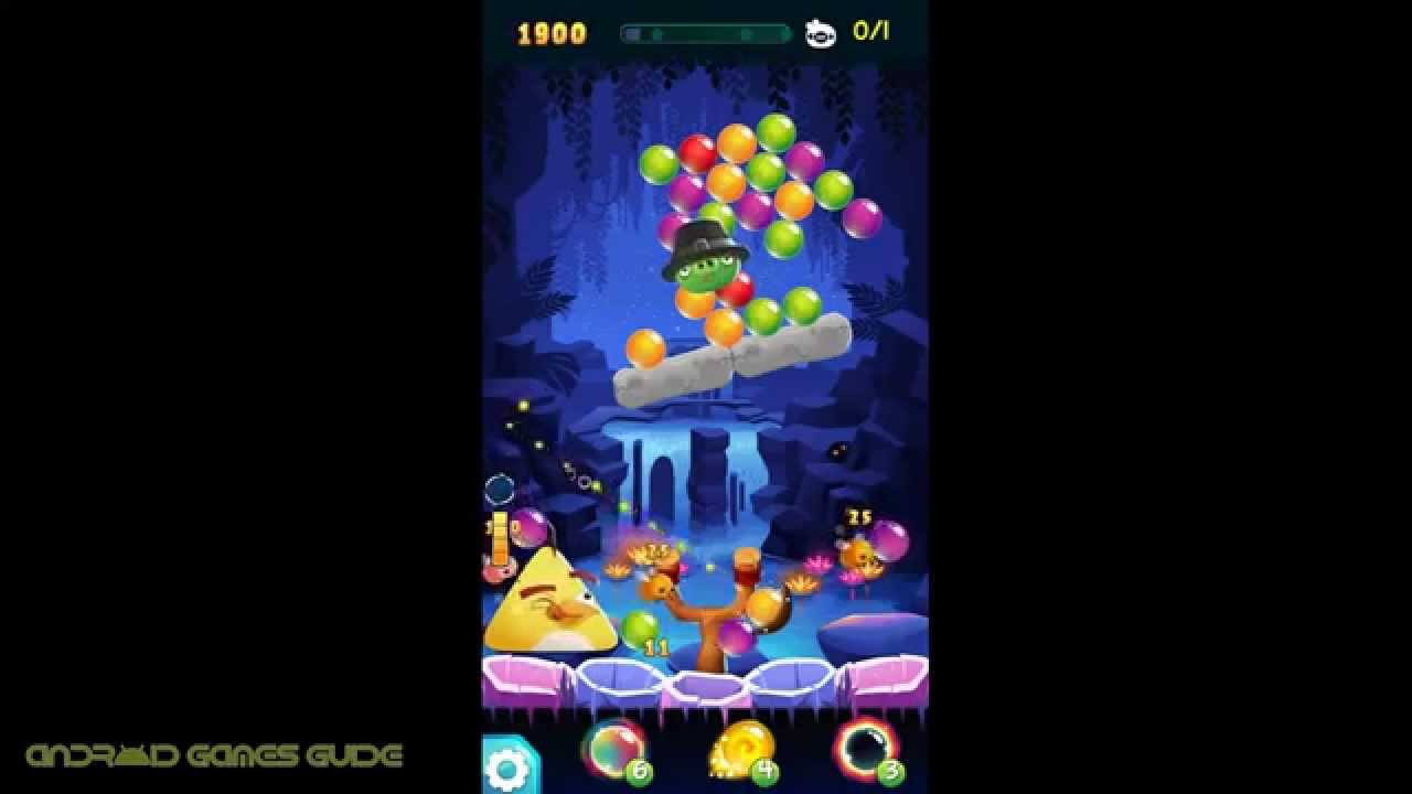 Angry Birds POP Bubble Shooter: Level 19: Walkthrough (3 STARS) HD