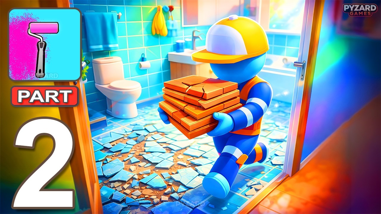 Flooring Master - Gameplay Walkthrough Part 2 - Professional Renovation Master (Android, iOS)