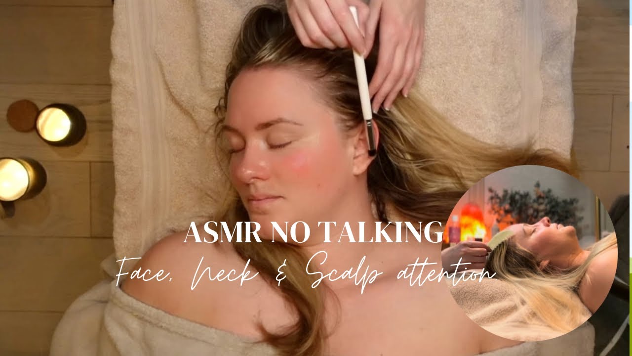 ASMR a truly calming experience for  @Findingharmonyasmr  ~ Neck, Face & Hair attention (No Talking)