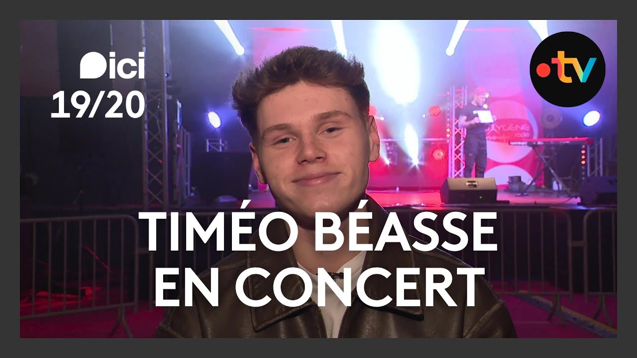 Timéo Béasse, on stage