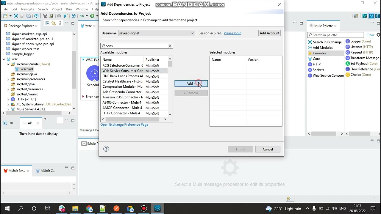 Web Service Consumer Example Mule 4 #anypoint #demo #mule #studio