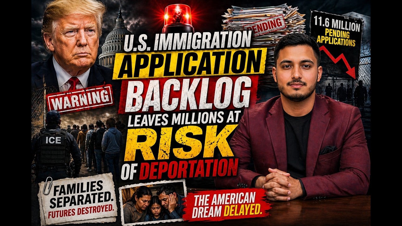 U.S. Immigration Application Backlog Leaves Millions at Risk of Deportation