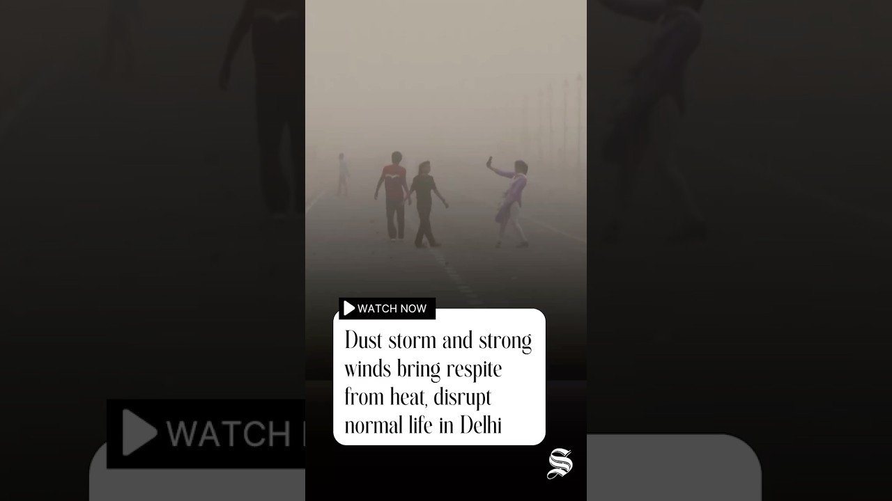 Dust storm and gusty winds disrupt normal life in Delhi | #delhinews