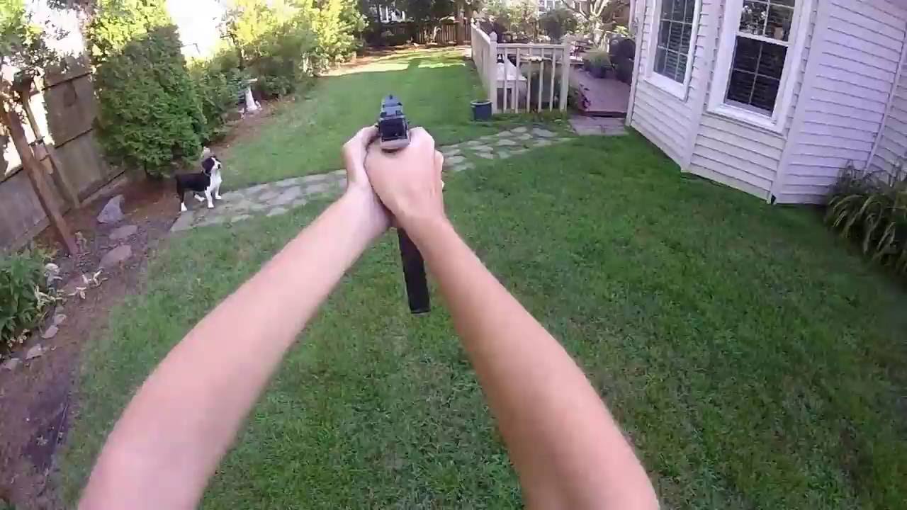 Airsoft Issc M22 GBB Extended Mag Shooting
