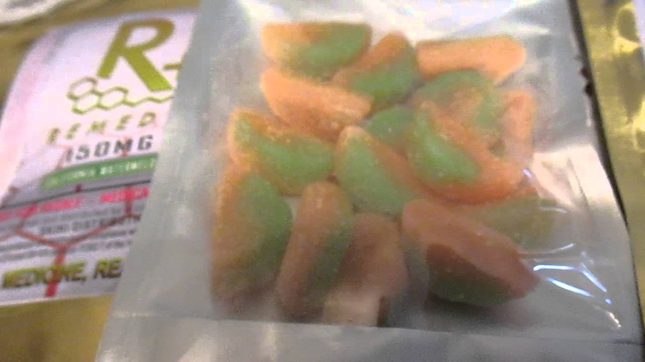 Cannabis edibles review. Remedy plus collection sour candies