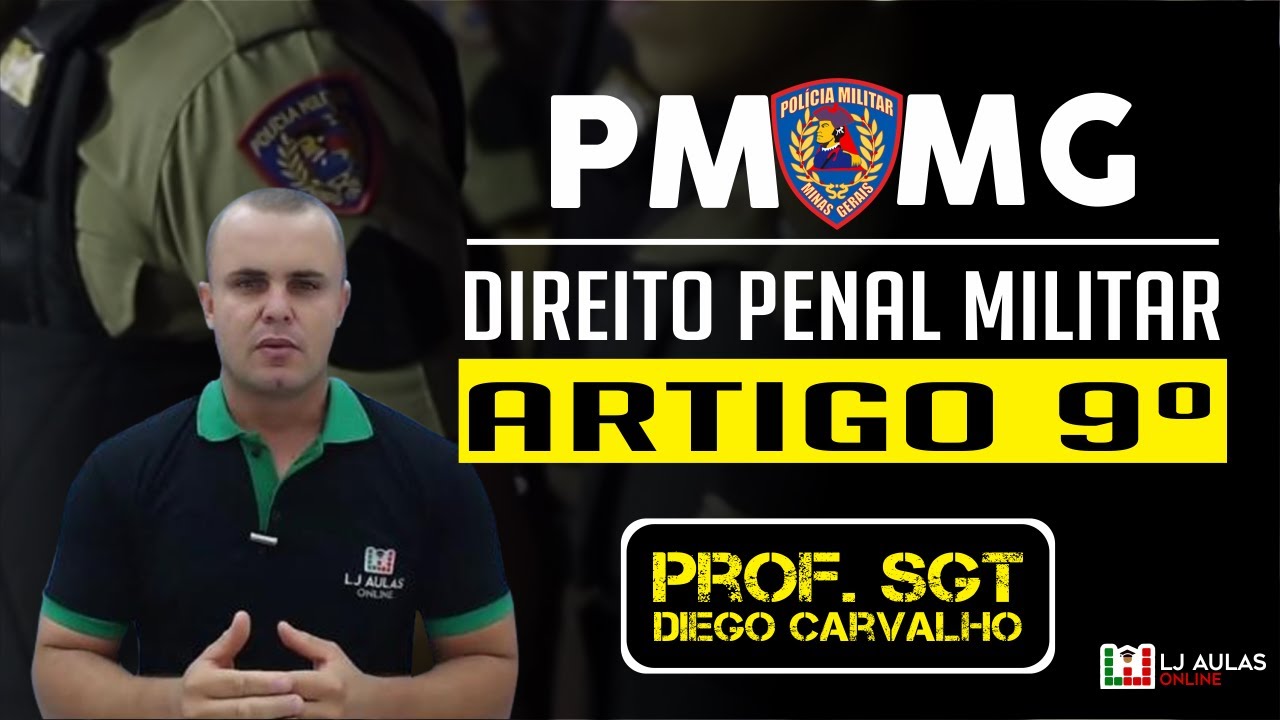Direito Penal Militar | Artigo 9º : Só Questões | PMMG