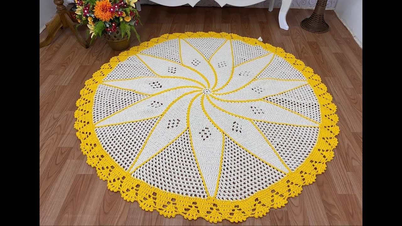 Tapetes Grandes de Crochê Coloridos e com Flores - Mostrando nossos trabalhos