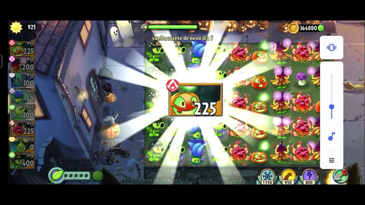 Plantas vs zombies 2 desbloqueando a calabaza iluminada con un nivel modificado leer la descripción 