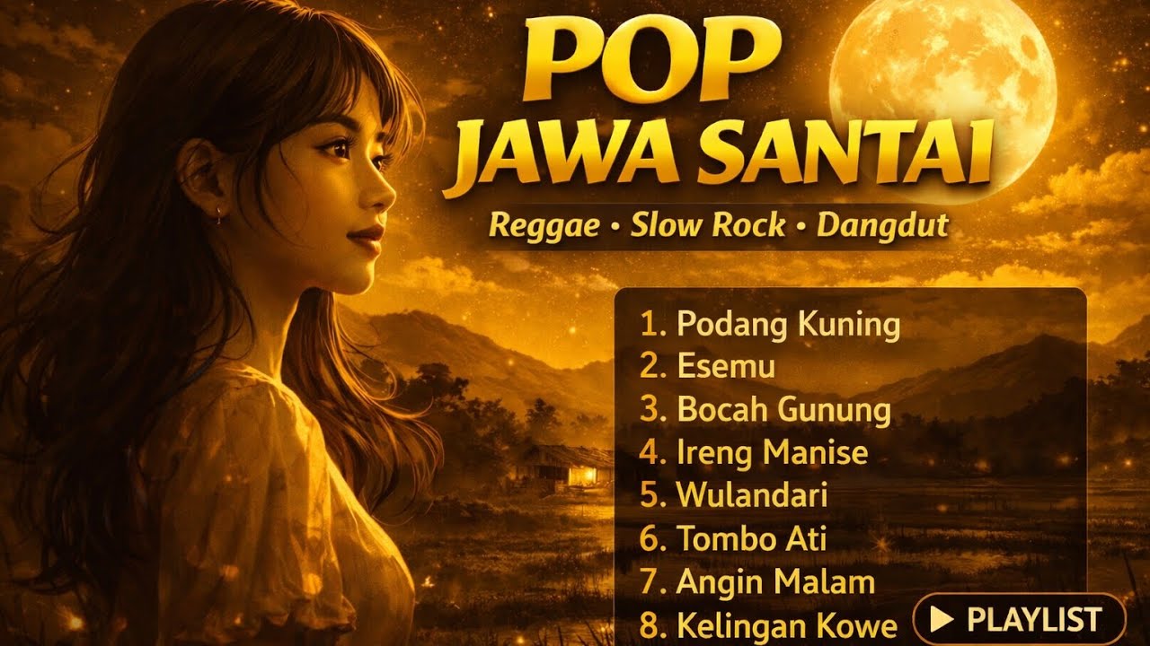 POP JAWA SANTAI NONSTOP 🌴Reggae • Slow Rock • Dangdut Jawa | Lagu Ngangenin Ati🎧