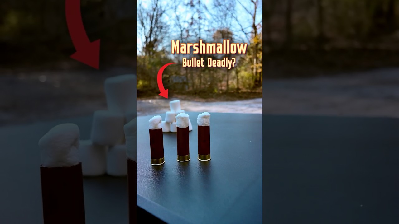 Are Marshmallows DEADLY? (Shotgun Test)