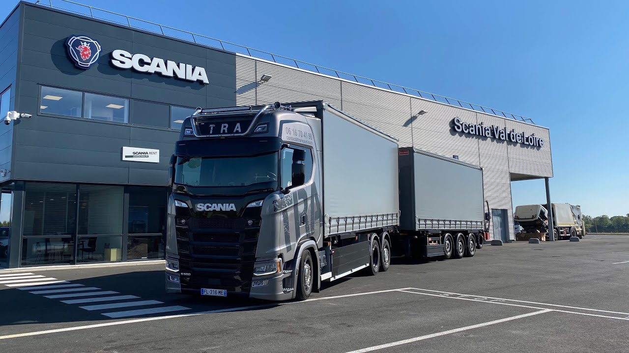 SCANIA S500 🚛💨 - CAMION-REMORQUE - TRANSPORT T.R.A
