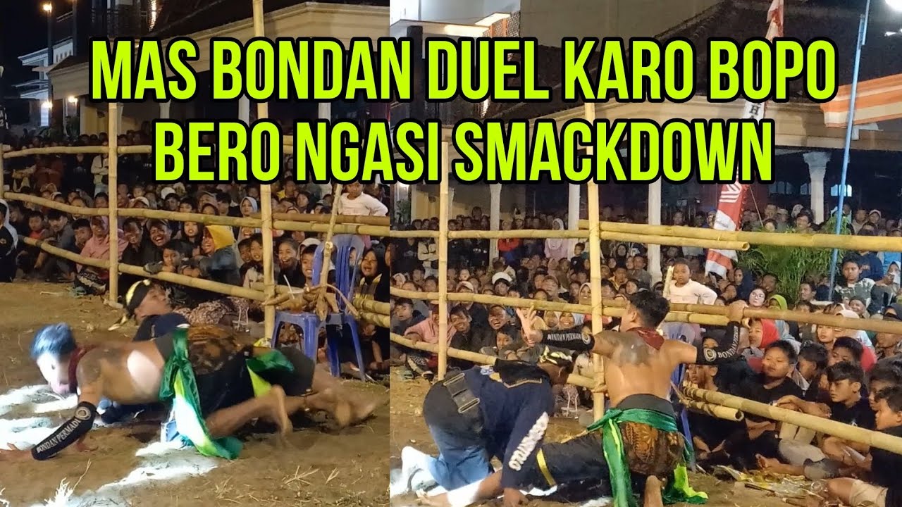 MAS BONDAN KOK ENEK AE TO, SAMPEK SMACKDOWN JUGA 🤣🤣🤣