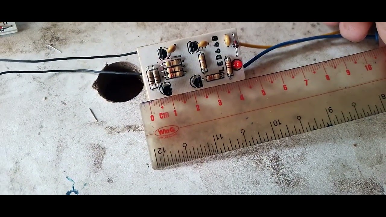 mạch đèn nhấp nháy, đèn cảnh báo dùng nguồn 5v đến 9v