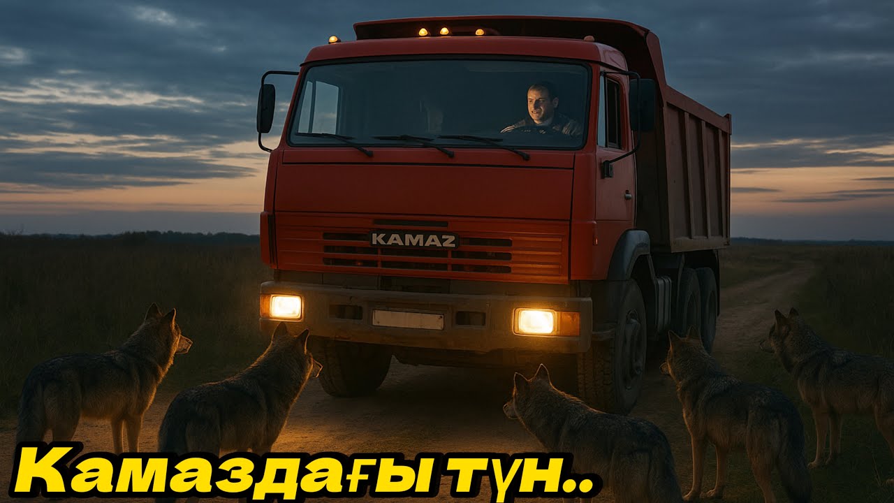 ДАЛЬНОБОЙЩИКТІҢ КАМАЗЫ ЖОЛДА БҰЗЫЛЫП,АЙДАЛАДА ҚАЛҒАН ҚОРҚЫНЫШТЫ ТҮНІ..