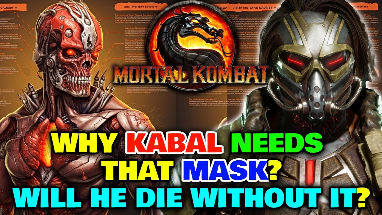 Kabal Anatomy (Mortal Kombat) Explored - Why  Does He Need That Massive Mask? Will He Die Without It