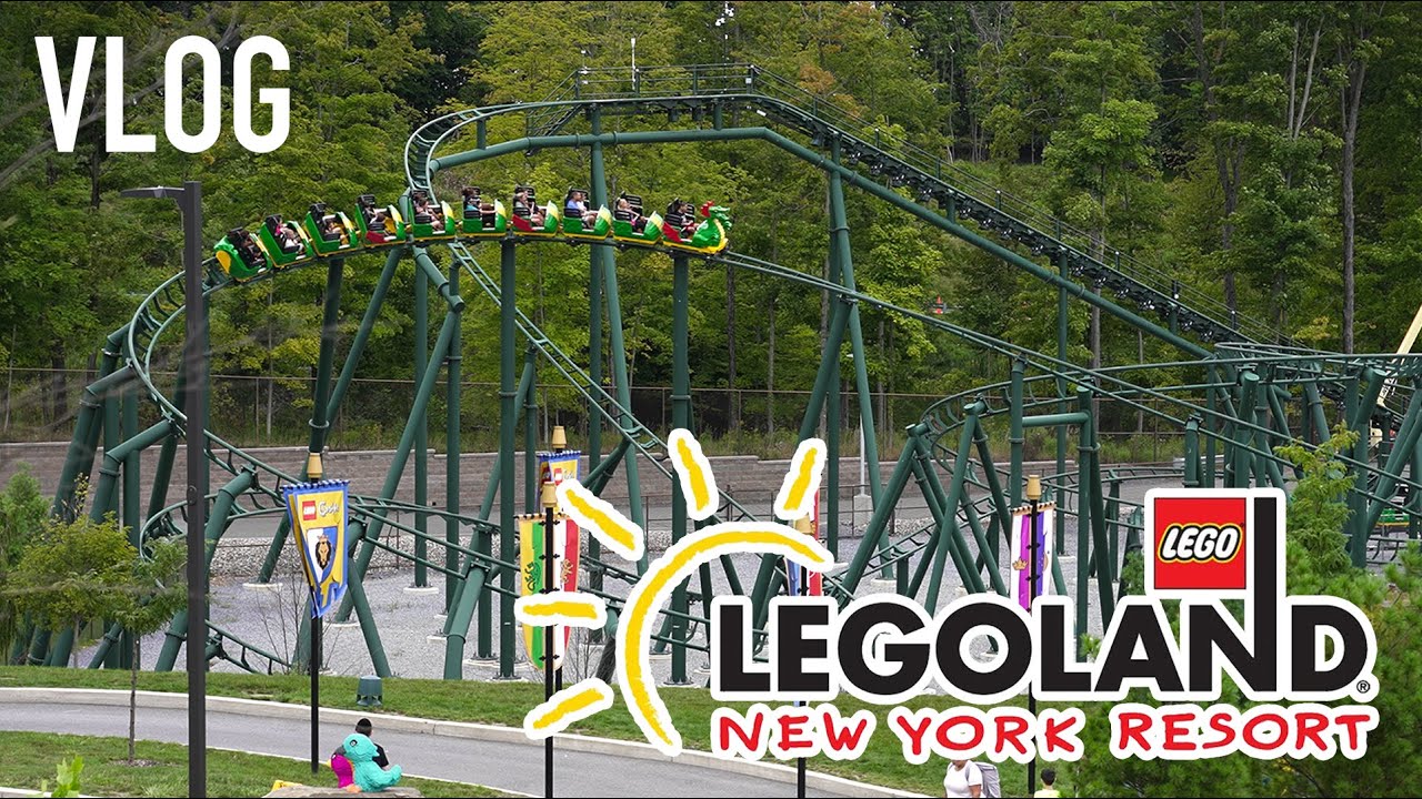 Our First Time at Legoland New York! Riding an Epic Trackless Dark Ride, Exploring Mini-Land & More!