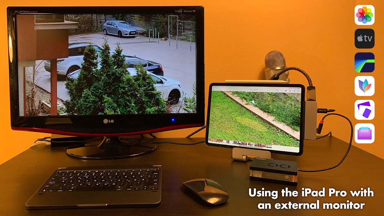 iPad Apps that use the Full Width of an External Monitor