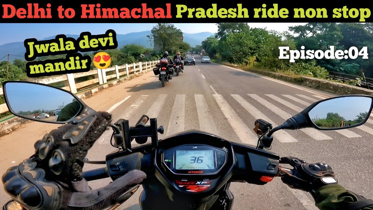 Delhi to Himachal pradesh by road 😍 | jwala devi mandir Himachal ride | Ntorq race xp