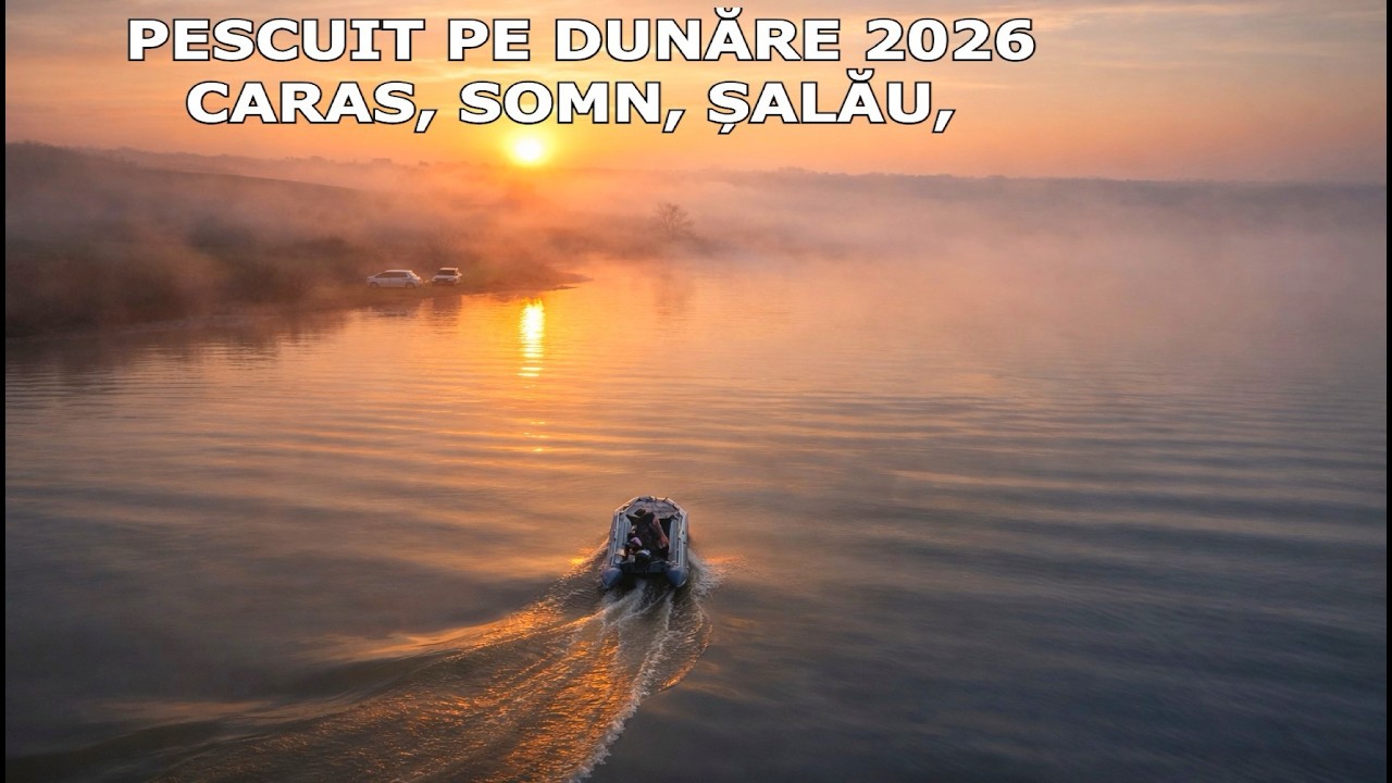 ACTIVITATE FAINĂ La Pescuit PE DUNARE 2026 - CARAS, SOMN, ȘALĂU și NOUA MEA BARCĂ