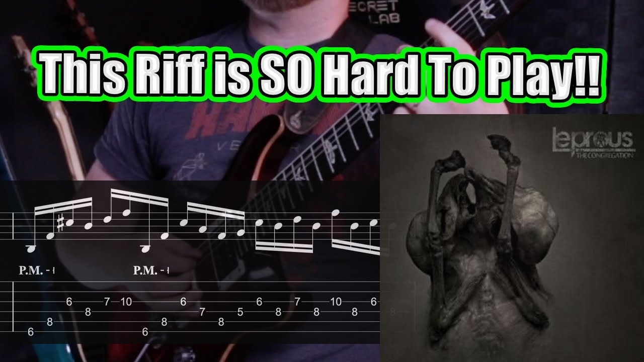 Leprous Riffs Are Surprisingly Tricky!!! (Red Riff Lesson)