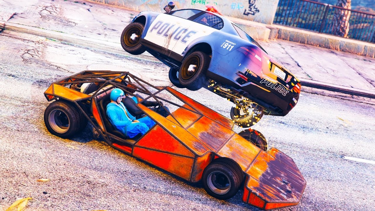 Wir SCHLEUDERN Autos durch die Welt von GTA ONLINE!