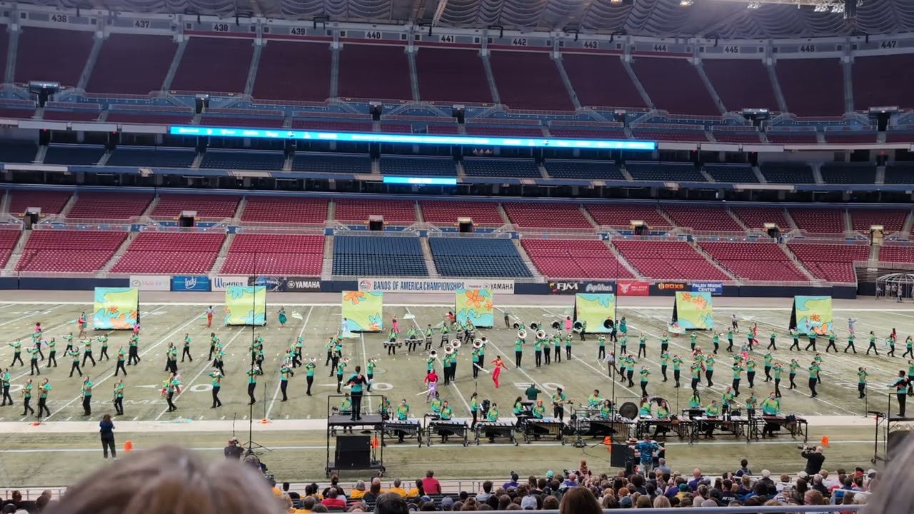 Belleville East Marching Lancers Bands of America Super Regionals St. Louis, MO 2023