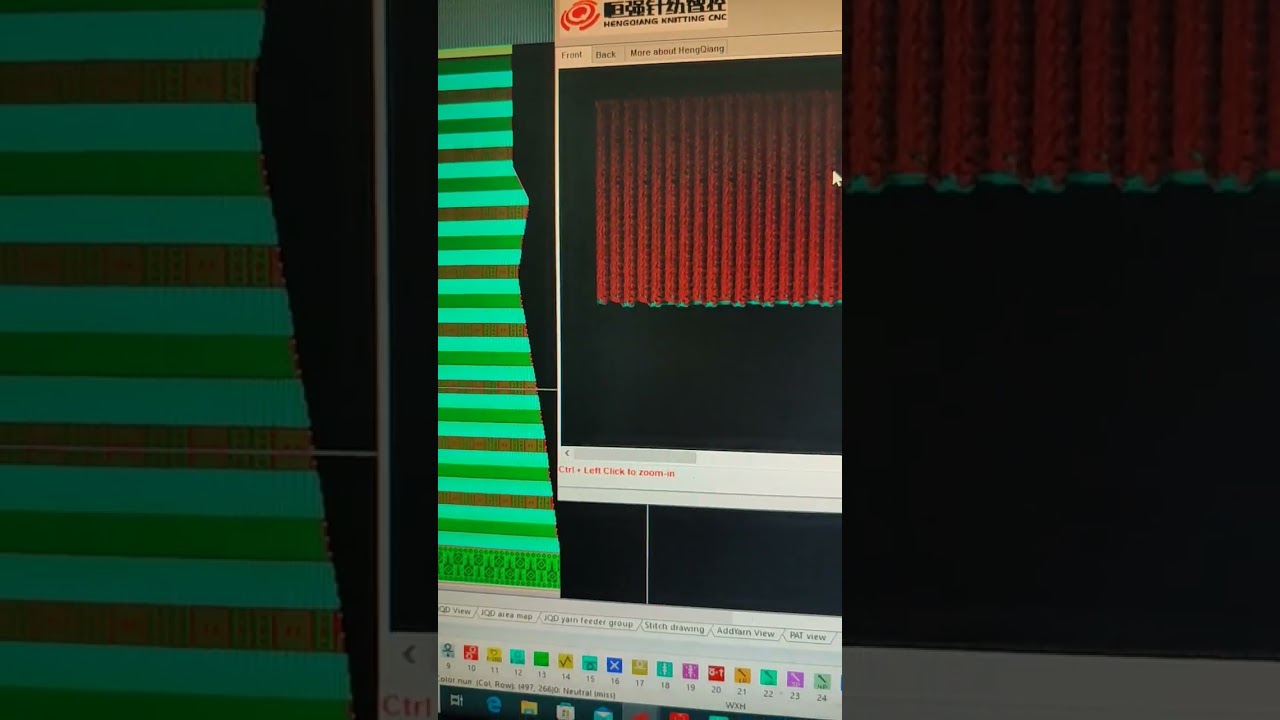 Jacquard programmer @epand #kniting #knit #machine