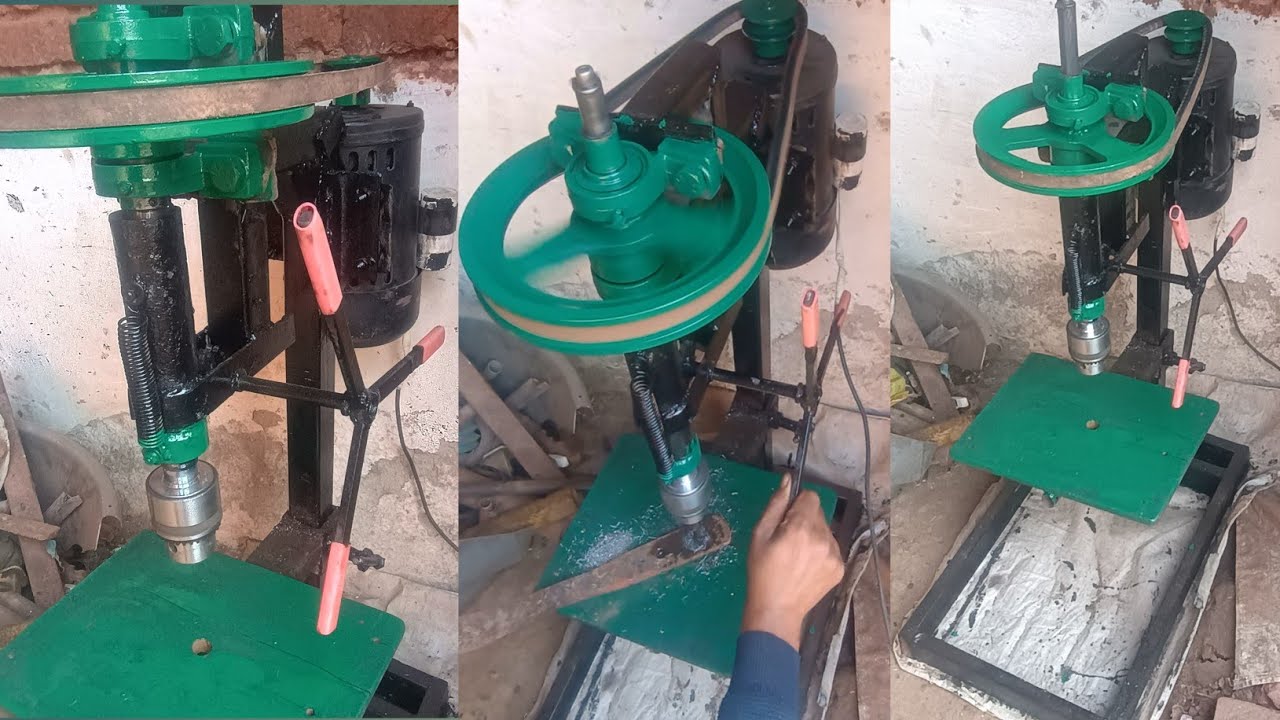 How to make Home made drill press ll ghar m drill machine kese banay ll