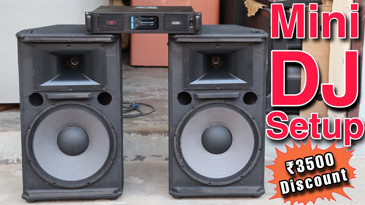 Mini DJ Setup For Home Party, Gym, Club, School, High Bass Punch Setup