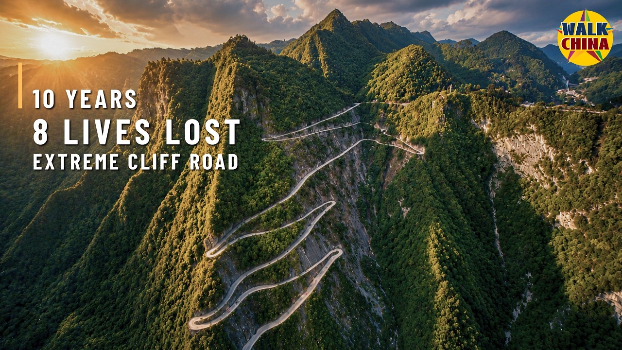 10 Years, 8 Lives Lost &mdash; China&rsquo;s Legendary Xintang Cliffside Road | 4K