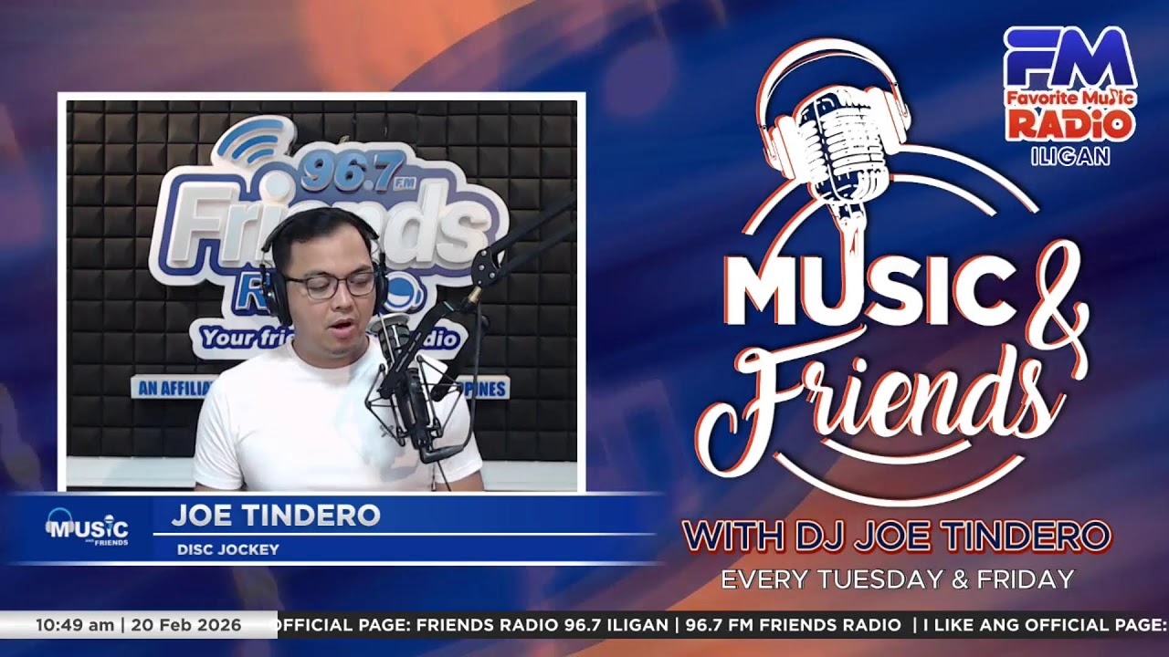 WATCH | MUSIC AND FRIENDS | 20 FEBRUARY 2026