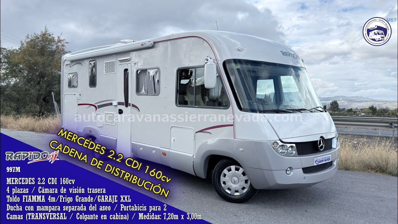 V25/67 AUTOCARAVANA INTEGRAL RAPIDO 997M