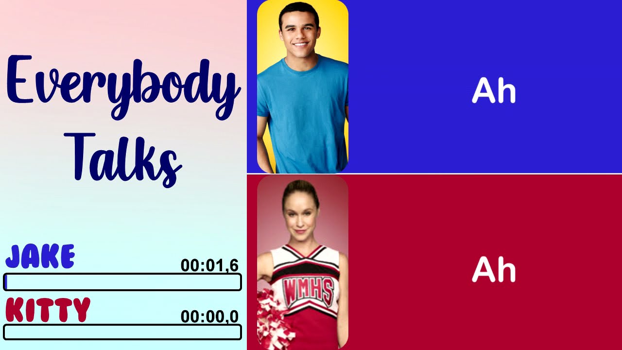 Glee - Everybody Talks | Line Distribution + Lyrics