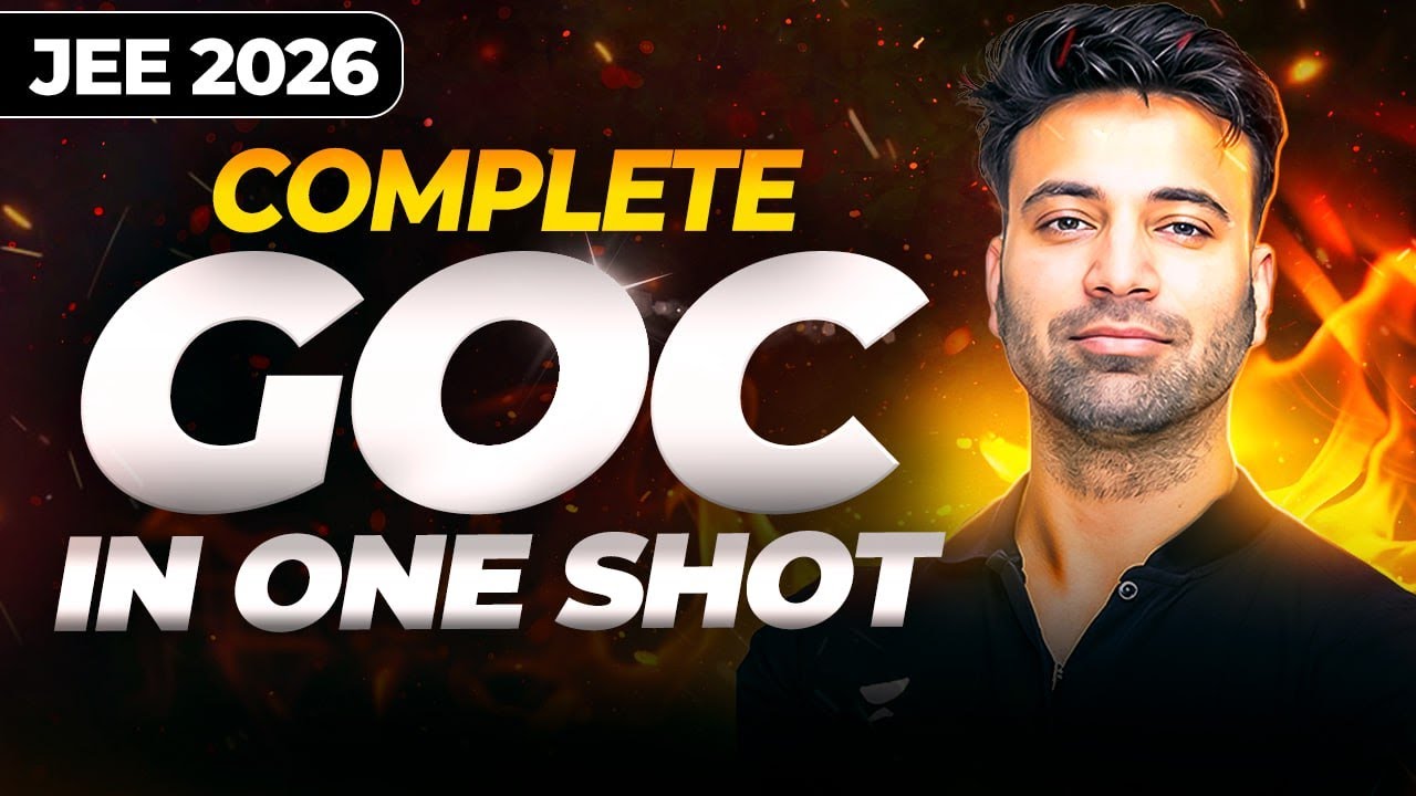 Complete GOC from Basics | Part-1 | JEE 2026