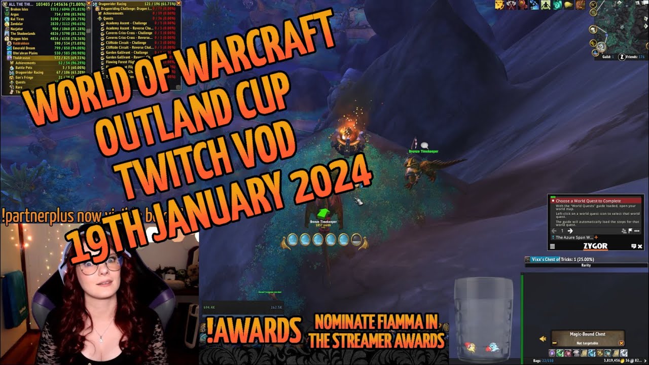 Twitch VOD 19th Jan 2024 pt1 | World of Warcraft Outland Cup