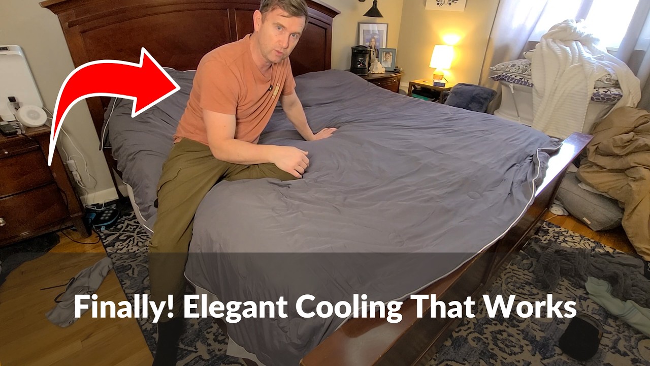 Amélie Home Cooling Comforter Review & Testing | Q-Max 0.45 Pintuck King (Hot Sleepers!)