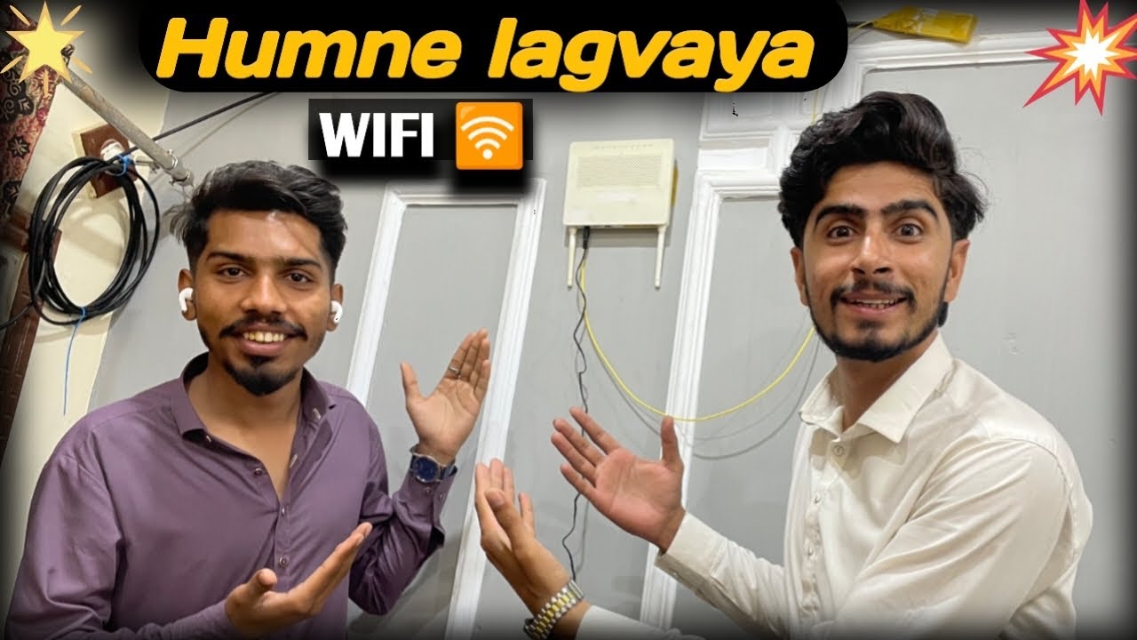 Humne Lagvaya WiFi 😎 | Ghar Mein New Internet Connection! 📶🔥