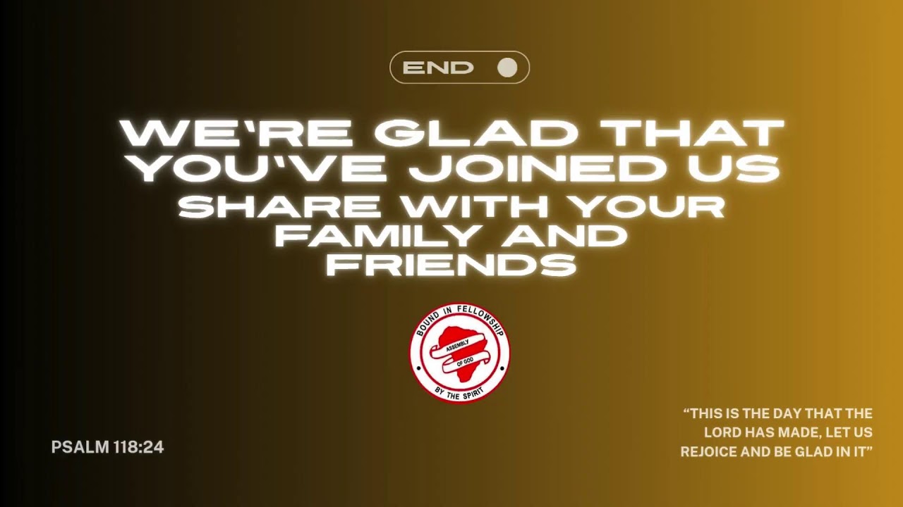 El Shaddai Assembly of God - Finish Strong Part 1